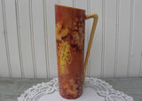 Vintage Hand Painted Autumn Fall Currents Vase Pitcher