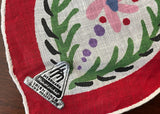MWT Rare Vintage Carl Tait Vintage Be My Valentine Heart Handkerchief