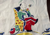 NWT Vintage Broderie Snoozing Grandpa Tea Towel