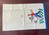 NWT Vintage Whimsical Paragon Maid and Bell Boy Tea Towel