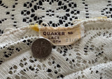 Vintage Boxed Quaker Lace Embassy  Oval Tablecloth