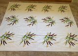 HTF Vintage Wilendur Cattails Tablecloth