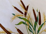HTF Vintage Wilendur Cattails Tablecloth