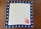 Vintage U.S. Army Souvenir Emblem Handkerchief