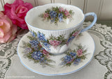 Vintage Royal Albert Blossom Time Wisteria Teacup and Saucer