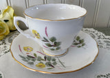 Vintage Royal Vale Yellow Buttercup Teacup and Saucer