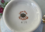 Vintage Lefton China Pink Yellow Rose Daisy Teacup and Saucer
