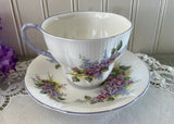 Royal Albert Blossom Time Purple Lilac Teacup and Saucer