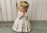 Vintage Lefton Praying Angel Figurine Bank