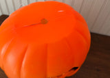 Vintage Halloween Flat Top Pumpkin Blow Mold