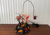 Dept 56 Village Animated Up, Up & Away Witch in Original Box Halloween