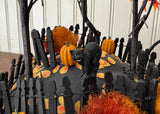 Dept 56 Village Animated Up, Up & Away Witch in Original Box Halloween