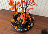 Dept 56 Village Animated Up, Up & Away Witch in Original Box Halloween