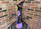 NWT Cracker Barrel Halloween Witch and Pumpkin Blow Mold