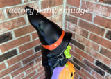 NWT Cracker Barrel Halloween Witch and Pumpkin Blow Mold