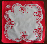 Vintage Handkerchief Folds into a Valentines Heart - The Pink Rose Cottage