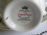 Vintage Queen Anne Nuts and Berries Teacup and Saucer - The Pink Rose Cottage