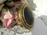 Vintage Rose Tapestry and Leather Powder Compact - The Pink Rose Cottage