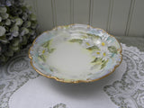 Vintage Hand Painted Daisies Footed Candy Dish - The Pink Rose Cottage