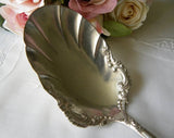 Antique 1898 Rogers "Carlton"  Monogrammed Serving Spoon - The Pink Rose Cottage 