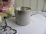 Antique Silver Plated Leaf Design Napkin Ring - The Pink Rose Cottage 