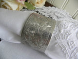 Antique Silver Plated Oriental Dragon Napkin Ring - The Pink Rose Cottage 