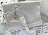 Vintage Bridal Handkerchief Keeper Holder with Wedding Rings - The Pink Rose Cottage