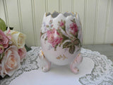 Vintage Napcoware Pink Rose Egg Shaped Vase - The Pink Rose Cottage
