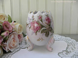 Vintage Napcoware Pink Rose Egg Shaped Vase - The Pink Rose Cottage 