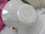 Vintage Hand Painted Pink Rose Trinket Basket - The Pink Rose Cottage
