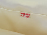 Hand Made Vintage White Pearl Beaded Evening Bag with Rhinestone Clasp - The Pink Rose Cottage