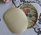 Vintage 1906 Perfume Toilet Powder Labels with Violets & Geraniums - The Pink Rose Cottage