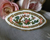 Vintage Stratton Powder Compact and Matching Lipstick Mirror Holder - The Pink Rose Cottage