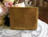 Vintage Gold Mesh Ladies Wallet and Coin Purse - The Pink Rose Cottage 