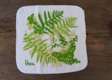 Vintage Vera Newmann Butterflies and Ferns Washcloths