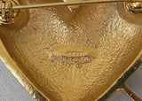 Vintage Avon Red Enameled Heart and Arrow Valentines Pin