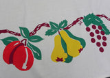 Vintage Fruits Grapes Apples Pears and More Tablecloth