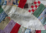 10 Vintage Feedsack Quilt Block Pieces Fabric Crafts