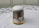 Vintage Finsbury Bone China Lady Diana & Prince William Thimble