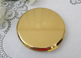 Vintage Unused Stratton Art Deco Poppy Flower Powder Compact