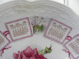 Antique 1909 Pink Rose Calendar Advertising Plate Hays Carriage Union City PA - The Pink Rose Cottage 