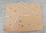 5 Vintage Aluminum and Glass Gold Butterfly Floral Picks on Original Card