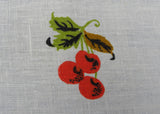 Vintage Fruits and Fruit Baskets Tablecloth Cherries Strawberries and More
