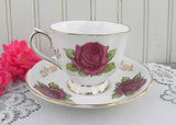 1940's Royal Albert Picardy Rose Teacup and Saucer