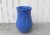 Vintage Royal Blue Pottery Vase