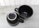 2 Fiesta Fiestaware Black Teacups