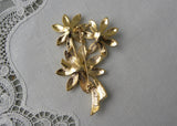 Trio of Rhinestone Daisies Vintage Napier Pin Brooch