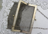 Antique German Silver Mesh Purse Handbag