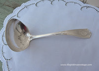 Antique 1911 Silver Plate Community Louis XVI Gravy Cream Ladle
