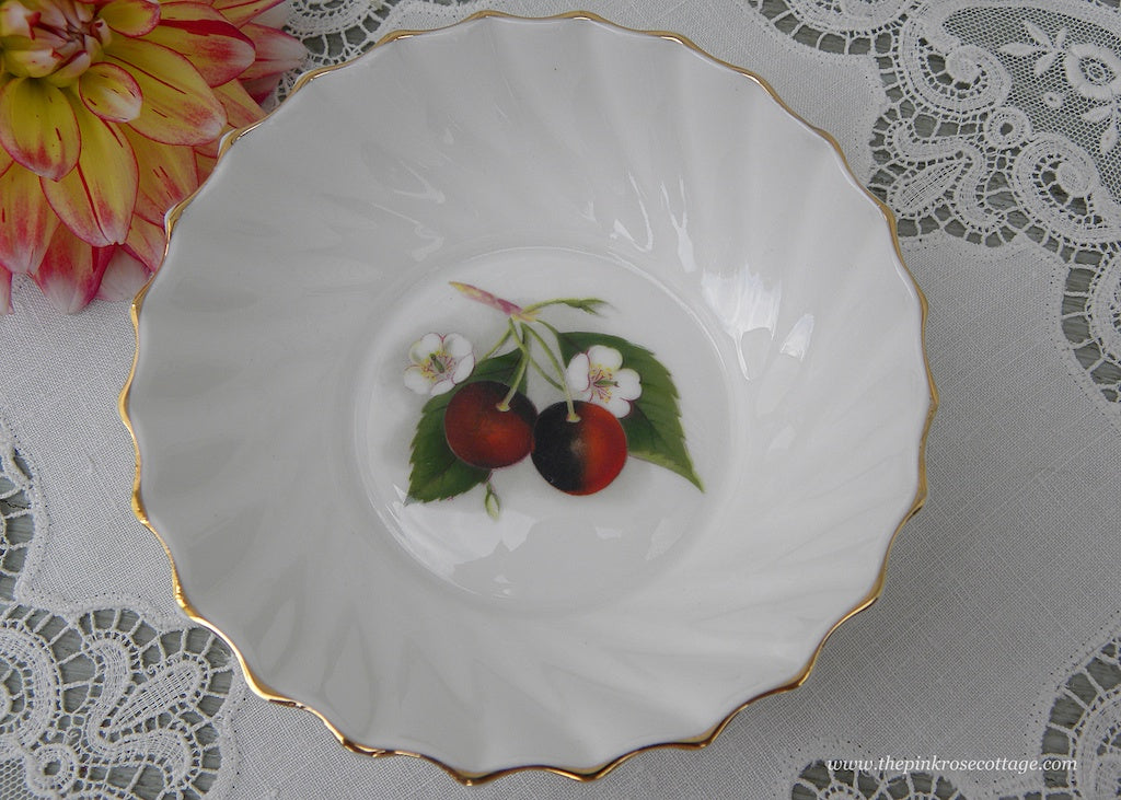 Vintage Adderely Cherry Ripe Trinket Nut Bowl